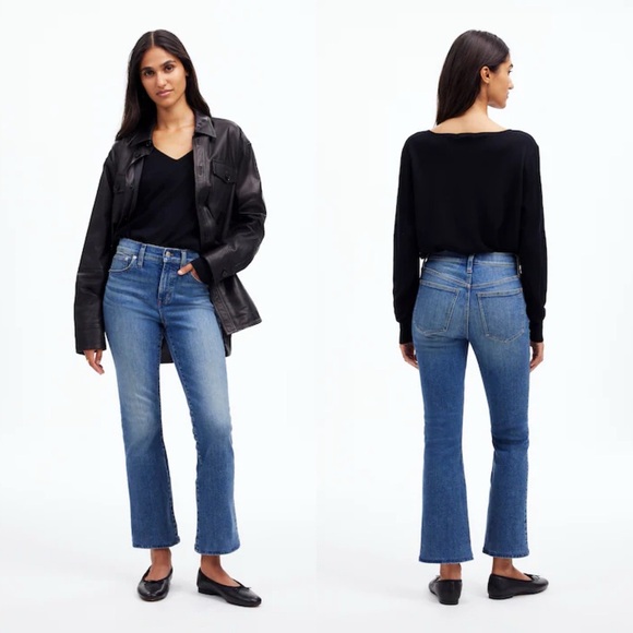 Madewell Denim - Madewell Tall Kick Out Crop Jean